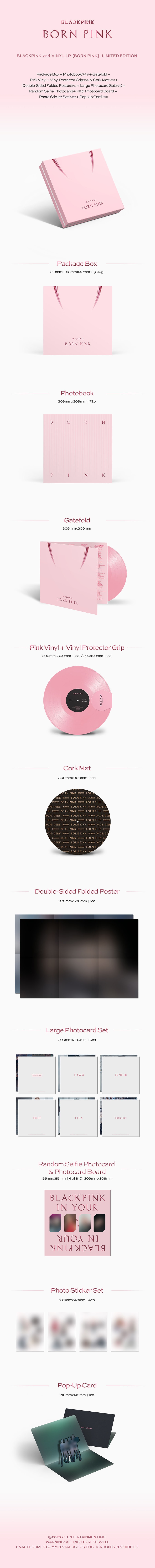 BLACKPINK: THE ALBUM (Pink Colored Vinyl) Vinyl LP —