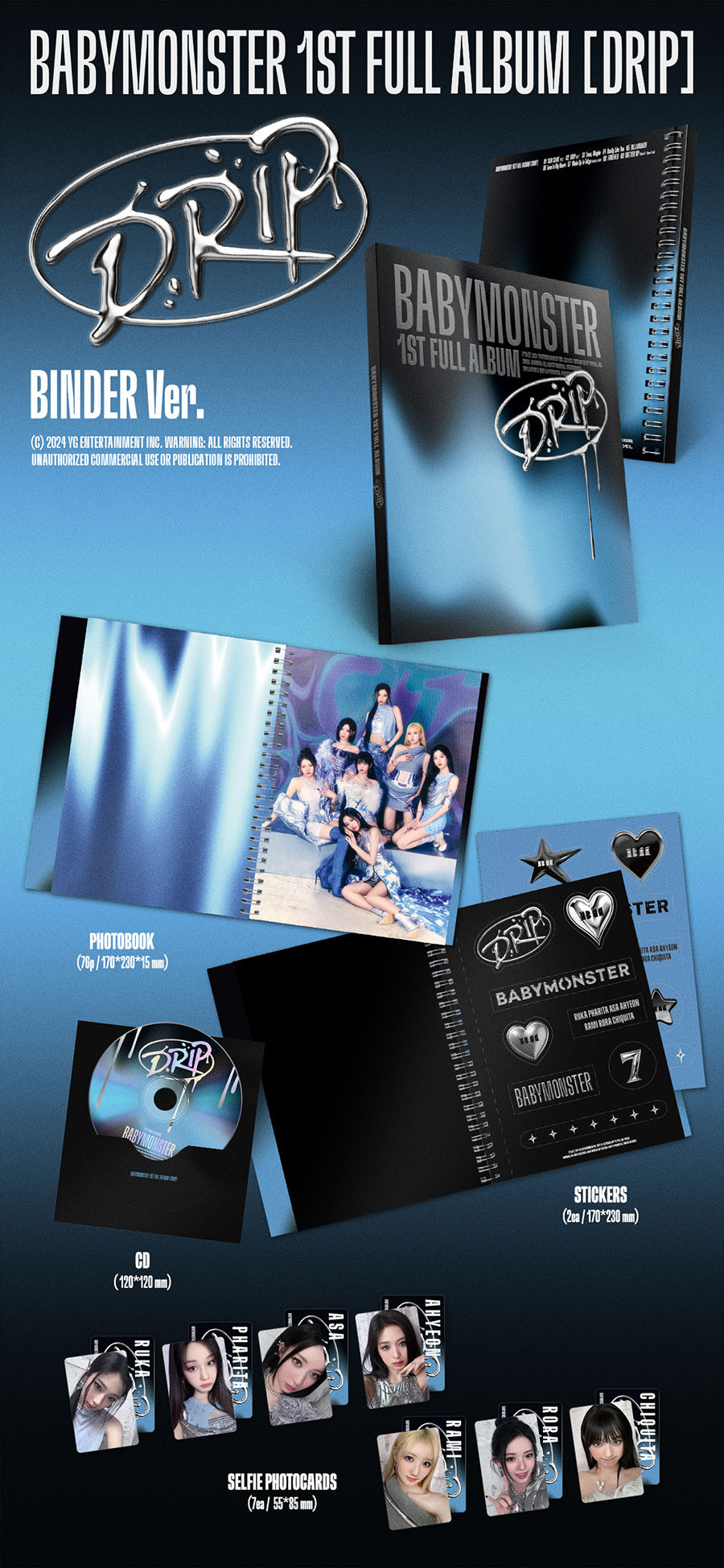 Qoo10] YGエンターテイメント BABYMONSTER - DRIP (
