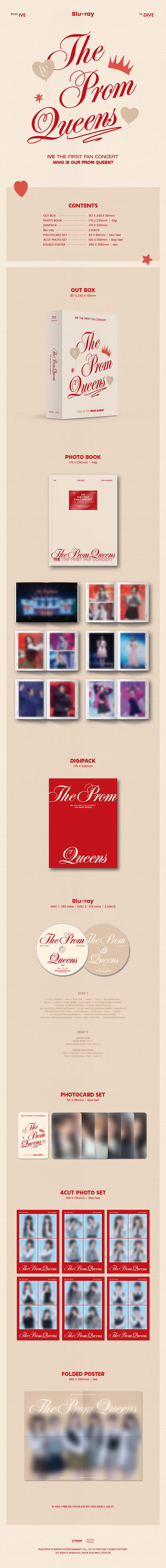 ( Blu ray) IVE - THE FIRST FAN CONCERT [The Prom Queens] IVE_dvd IVE_kit IVE_bluray IVE_fancon The_Prom_Queens