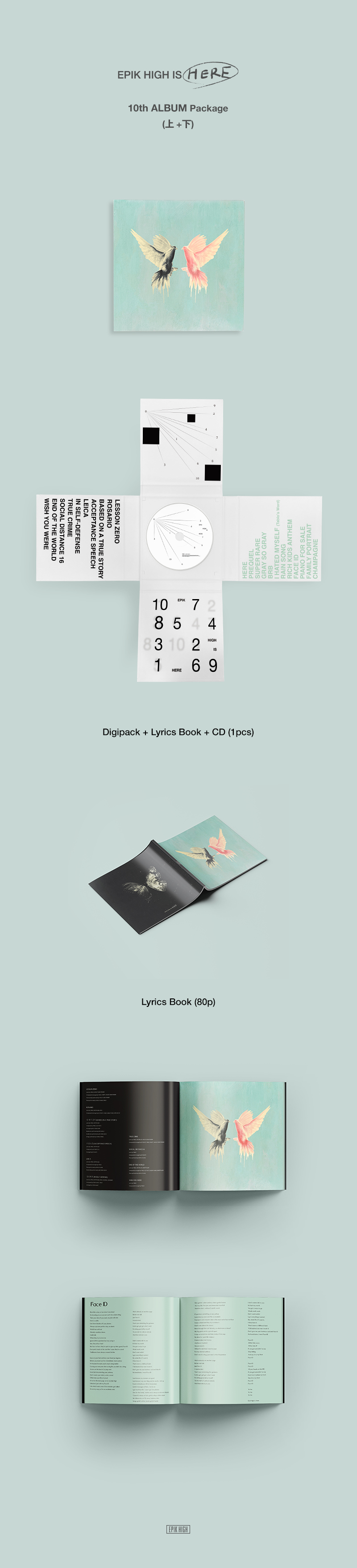 Epik High - 10th Full Album Package [Epik High is Here] EpikHigh EpikHighalbum EpikHighcd Epik HighisHERE album cd