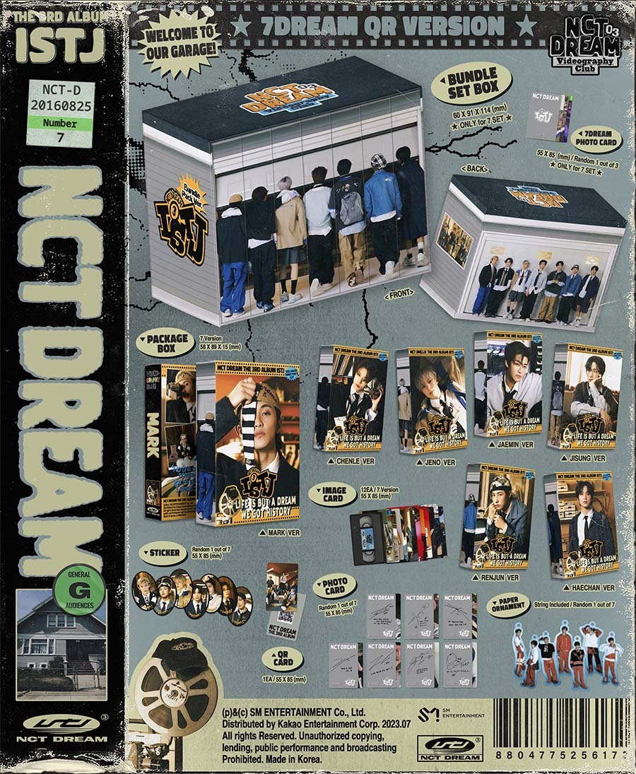 (7DREAM QR) NCT DREAM - 3rd full album [ISTJ] (Random) NCTDREAM NCTDREAM_album NCTDREAM_cd NCTDREAM_3rdalbum NCTDREAM_istj