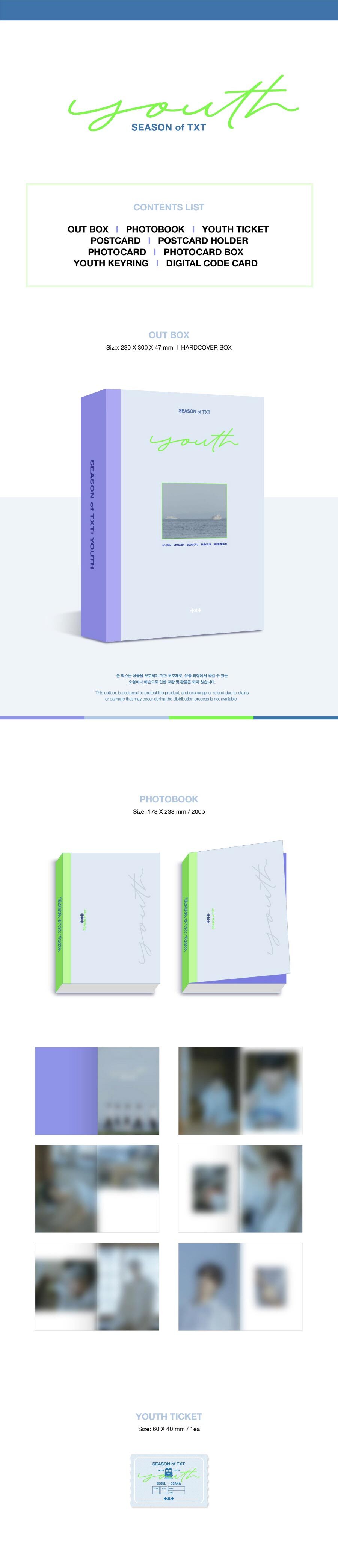 TXT - Season of TXT  YOUTH Season_of_TXT txt_weverse txt_photobook