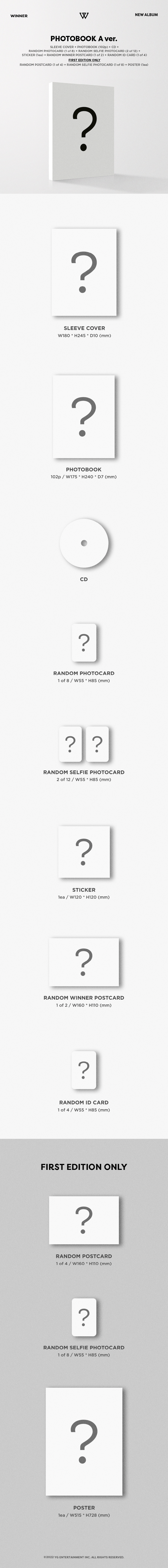 WINNER - HOLIDAY (PHOTOBOOK ver.) (A+B ver.Set) [4th Mini Album] holiday winner yg WINNERnewalbum NewAlbum