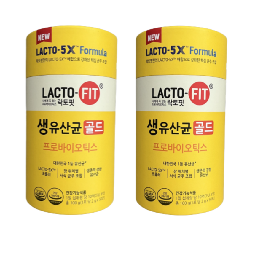 Gmarket - [Lactofit]종근당건강 락토핏 생유산균 골드 2G X 50포 X 2통