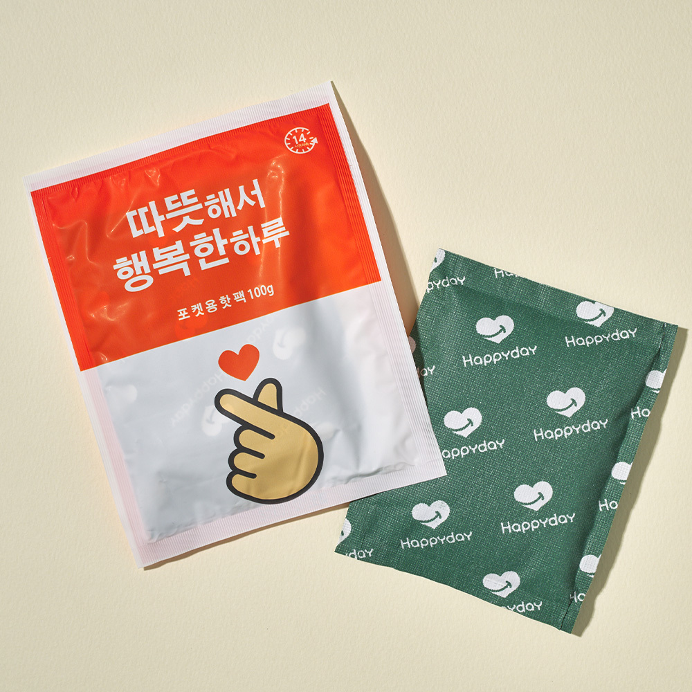 [국산] 손하트 행복 포켓 핫팩 100g 10개입