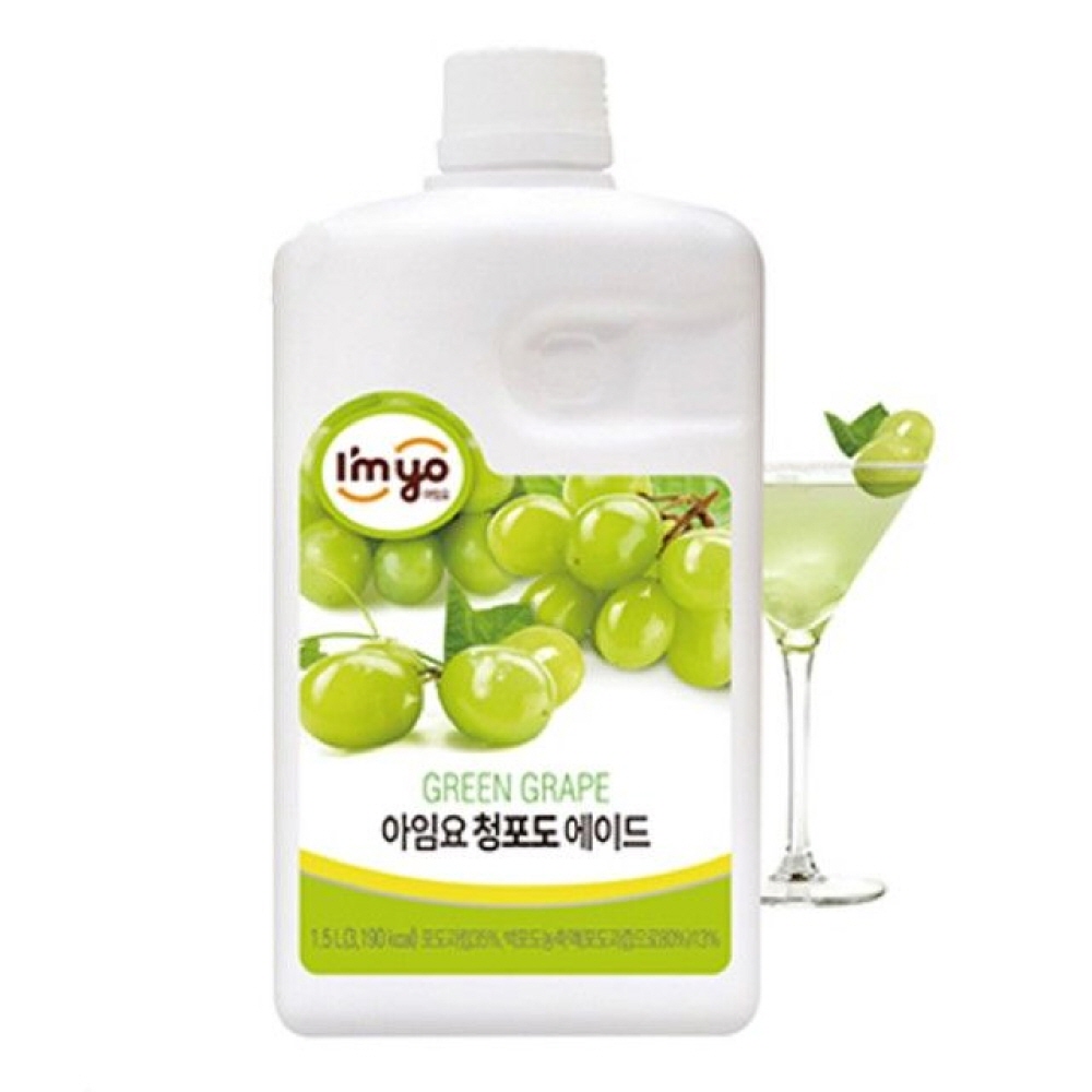 아임요 청포도 에이드 1.5L 에이드원액 에이드베이스