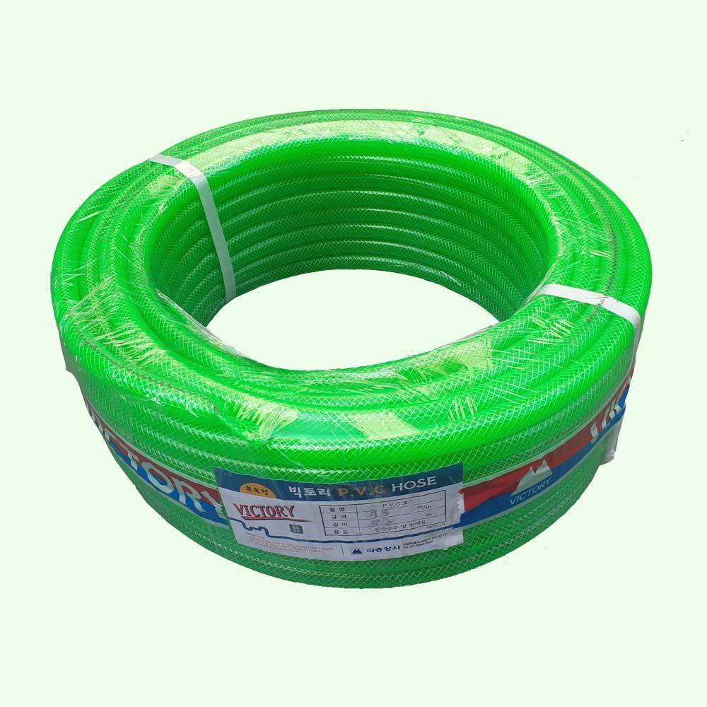 PVC 호스 15mm x 40m 호스밴드 제공 물호수