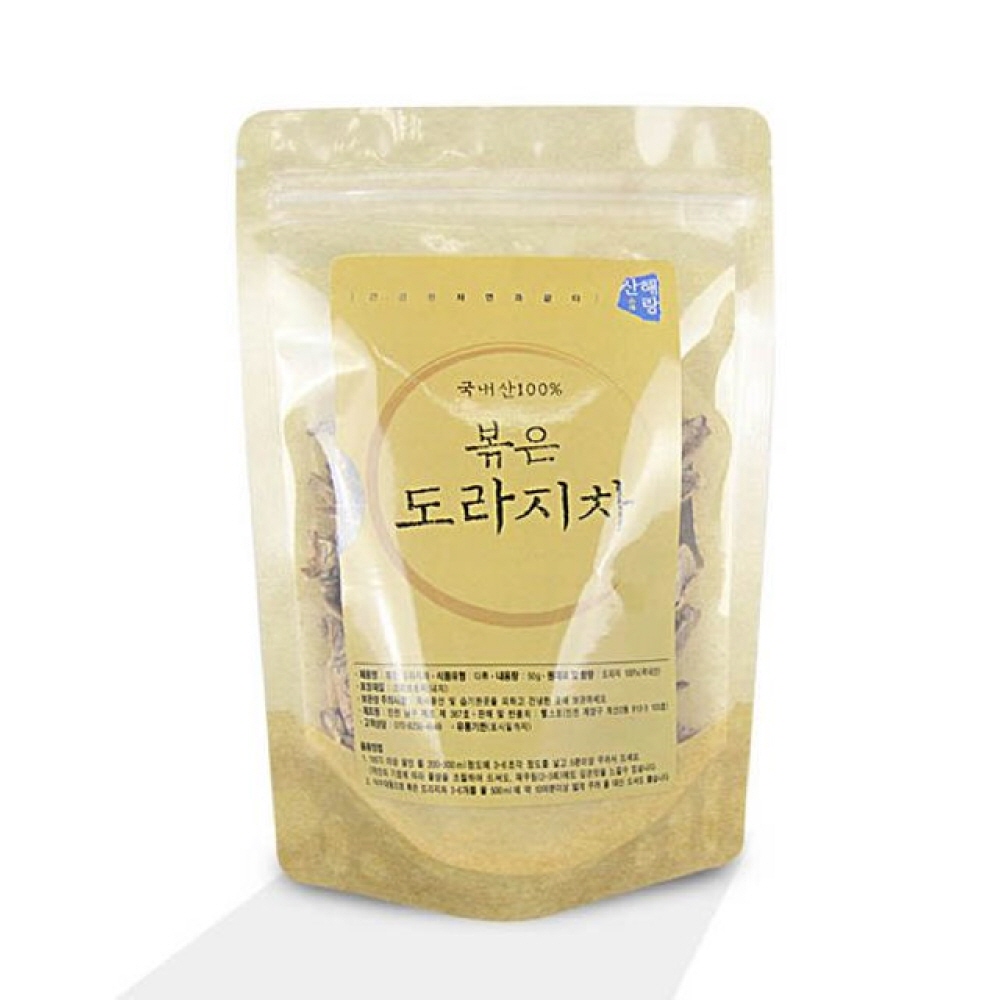 볶은도라지차 50g 기침에좋은차 건강차 웰빙차 마시는차