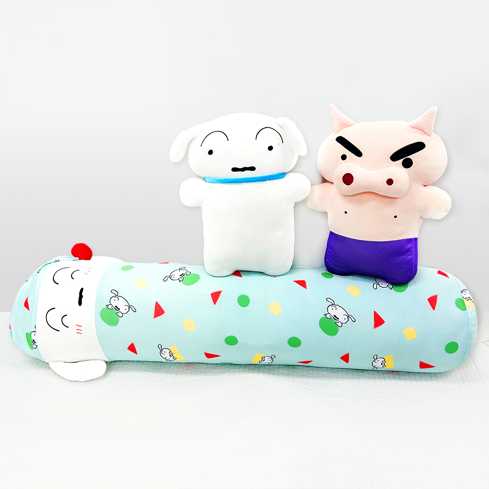 짱구는 못말려 바디쿠션 90x22cm 흰둥이 롱쿠션 상세 이미지 6