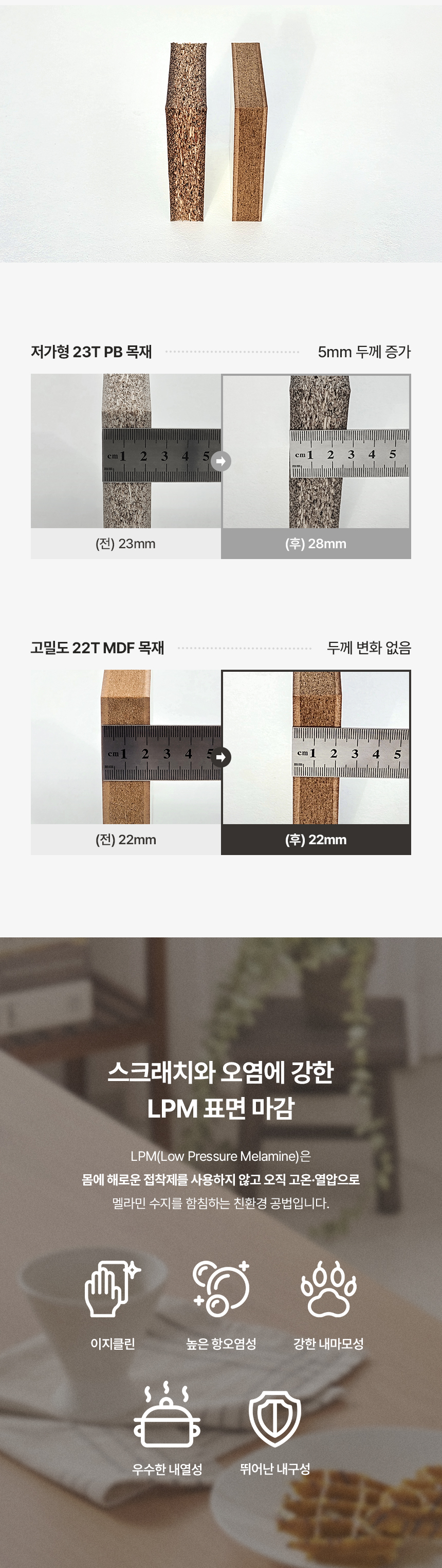 클래시코 오크 블랙 2인 4인 사각 테이블 식탁 카페 업소용 800~1600 상세 이미지 20