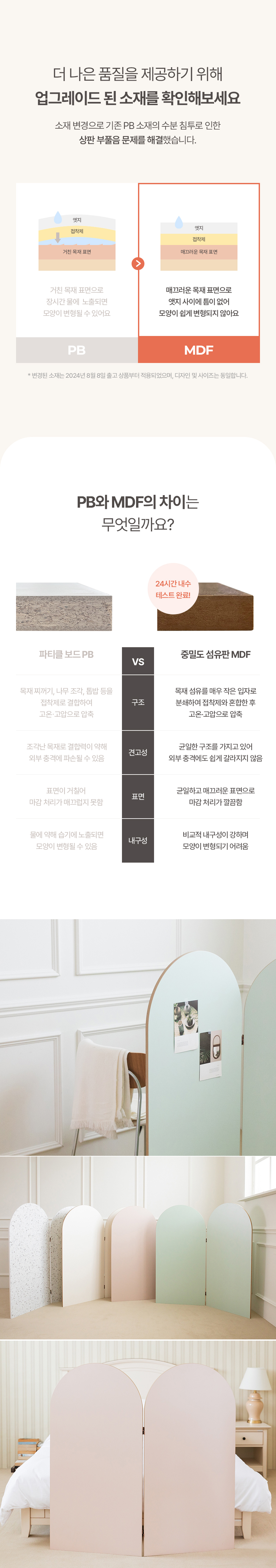 로아 파티션 2개 아치형 공간분리 칸막이 인테리어 병풍 1200 상세 이미지 22