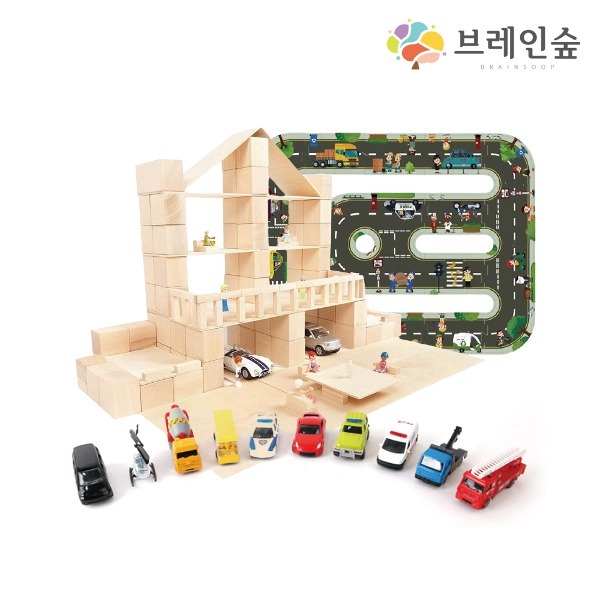 [본사] 브레인숲 주차타워 만들기세트