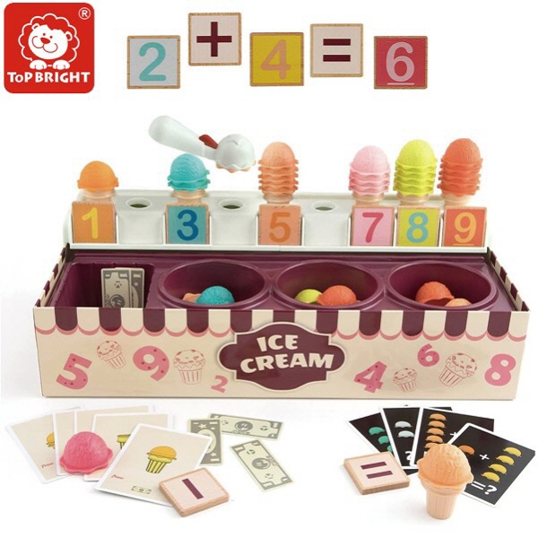 [본사] 탑브라이트 New 아이스크림가게놀이 숫자학습