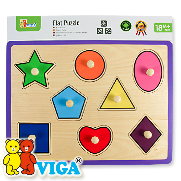  [본사] VIGA 도형 꼭지퍼즐