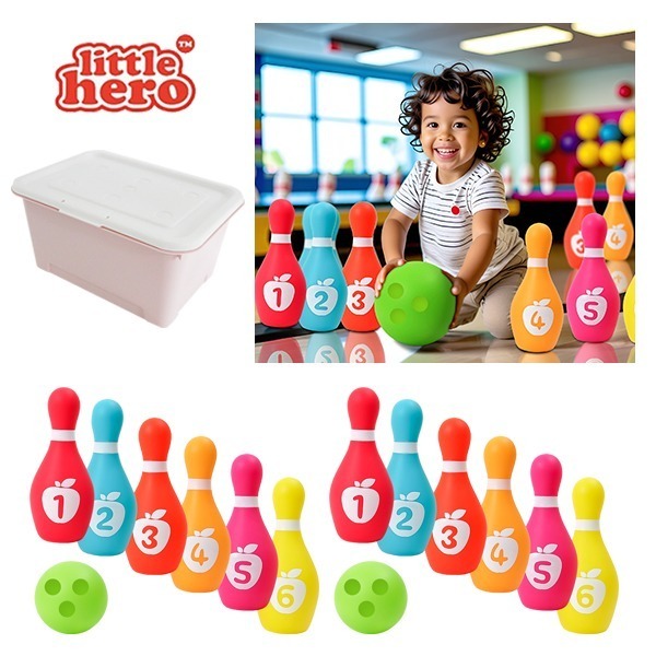 [본사] 리틀히어로 말랑말랑 볼링놀이 14p + 보관함