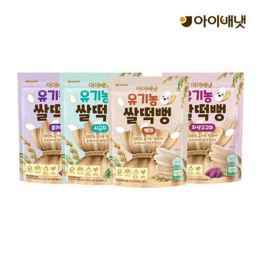 [본사] 아이배냇 유기농쌀떡뻥 30g 4종 (옵션선택)