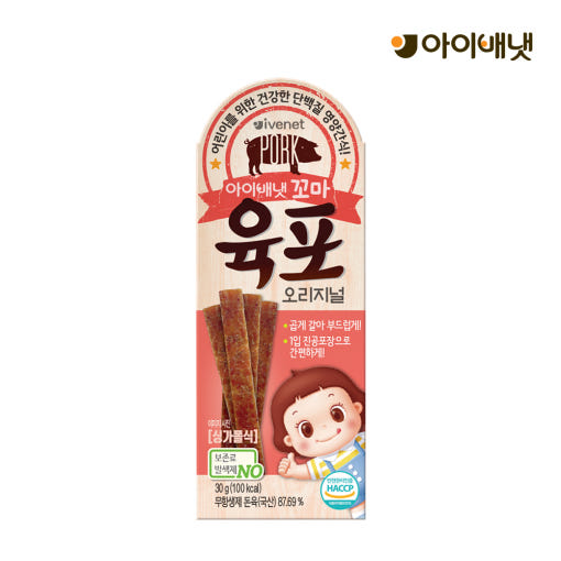 [본사] 아이배냇 꼬마육포 오리지널 30g x 6개 세트