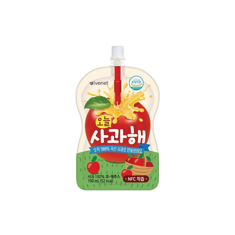 [본사] 아이배냇 오늘 사과해 100ml x 15개 세트