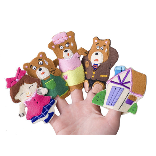 [본사] 매직캐슬 토독 손가락인형 곰세마리