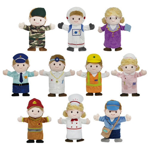 [본사] 매직캐슬 손인형 직업이야기 세트 10종