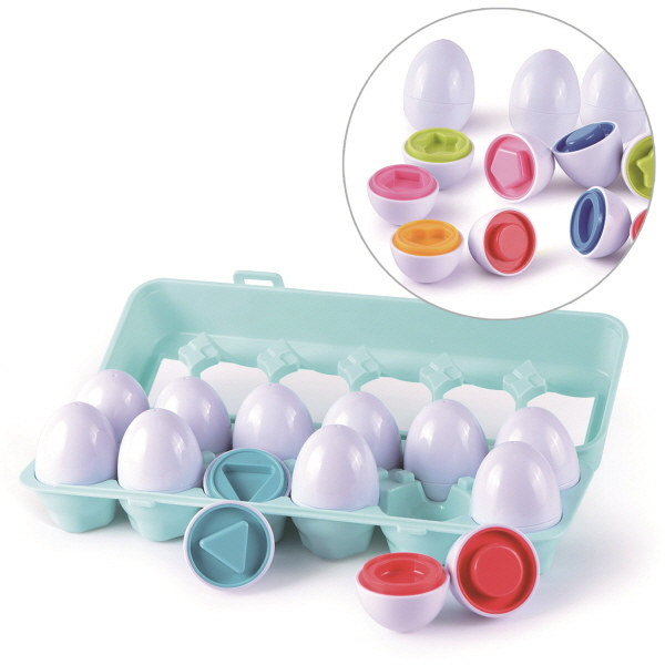 [본사] 매직인펀 색깔 도형 맞추는 계란담기 놀이