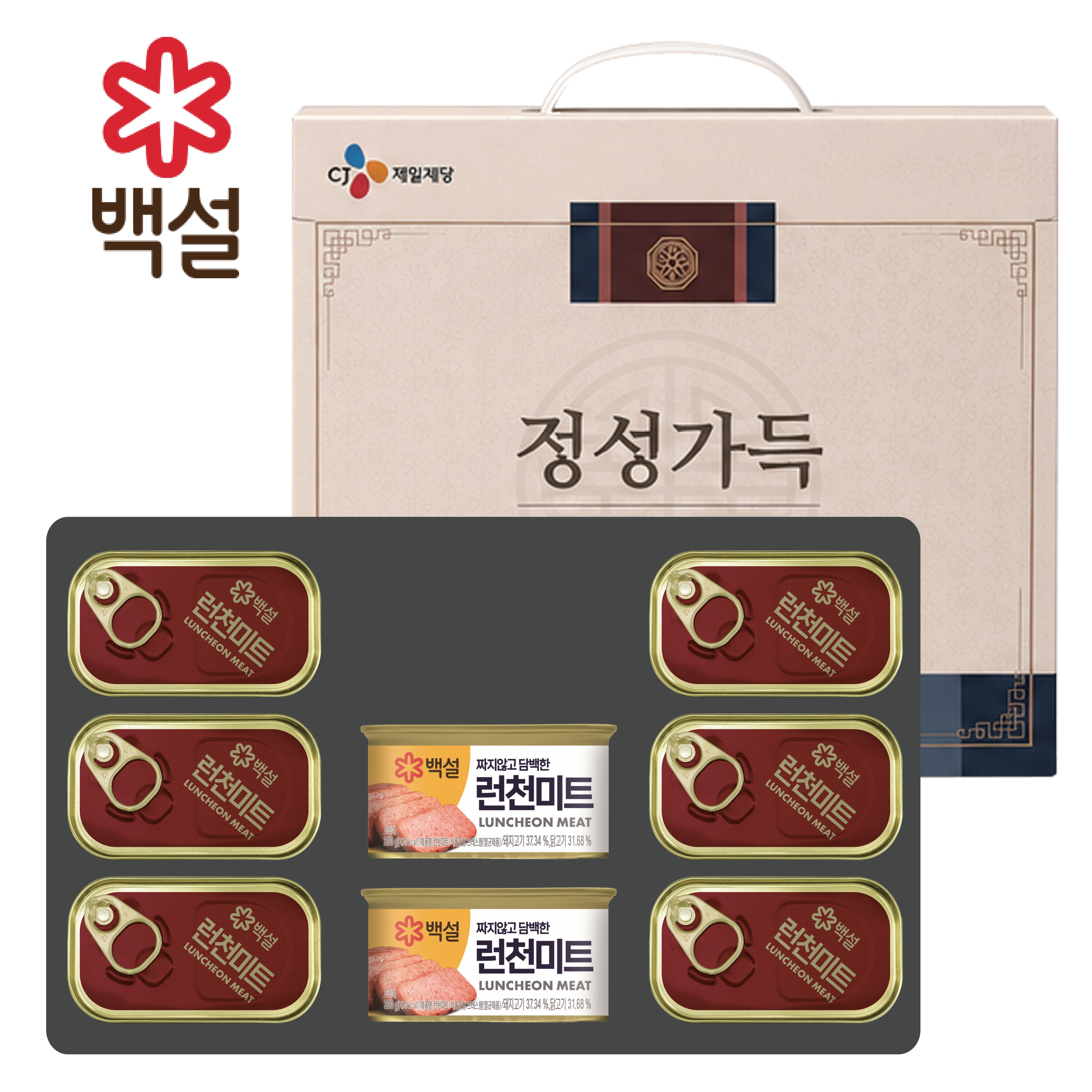 [CJ] 정성가득 스페셜 런천1호(런천120g*6, 런천200g*2)