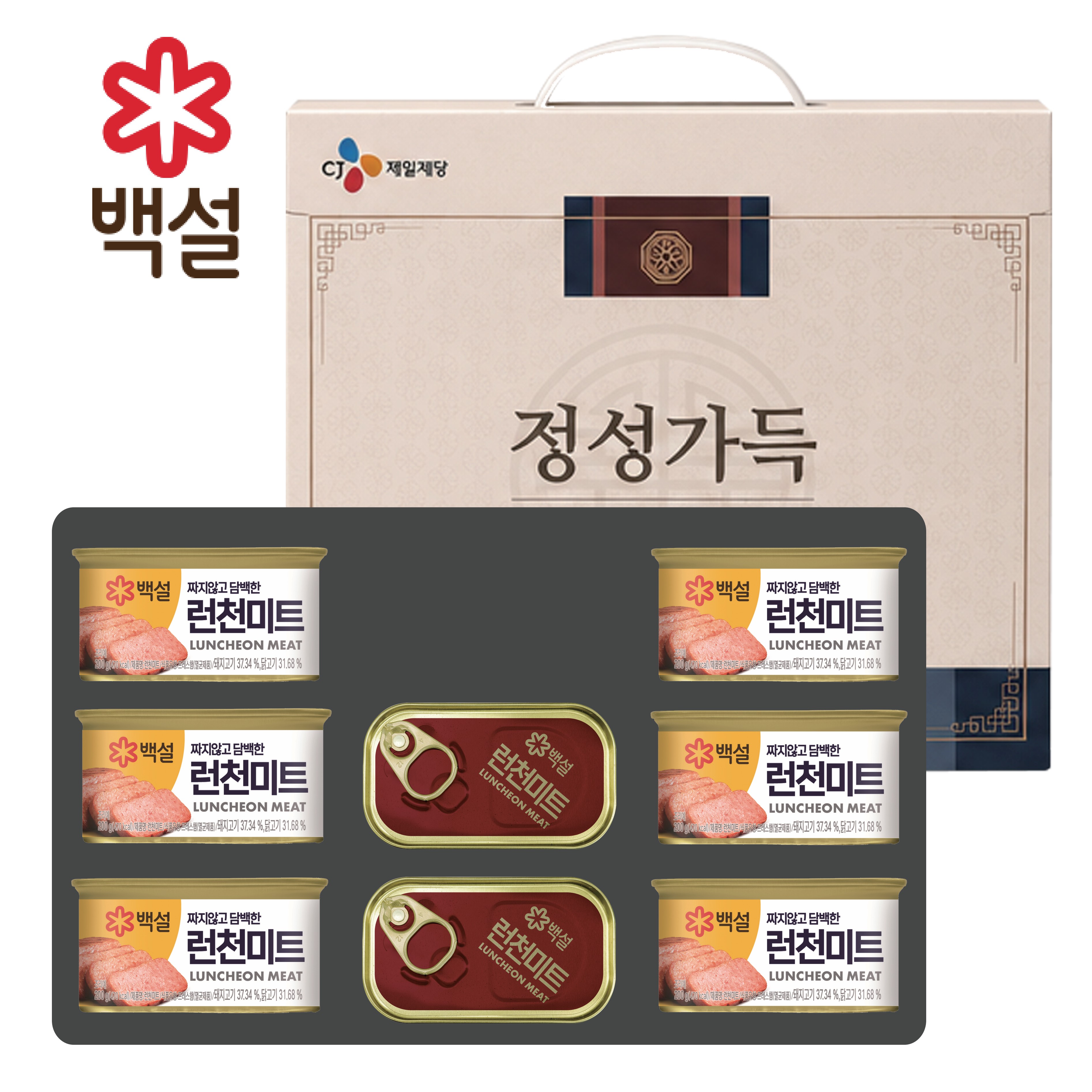 [CJ] 정성가득 스페셜 런천5호(런천120g*2, 런천200g*6)