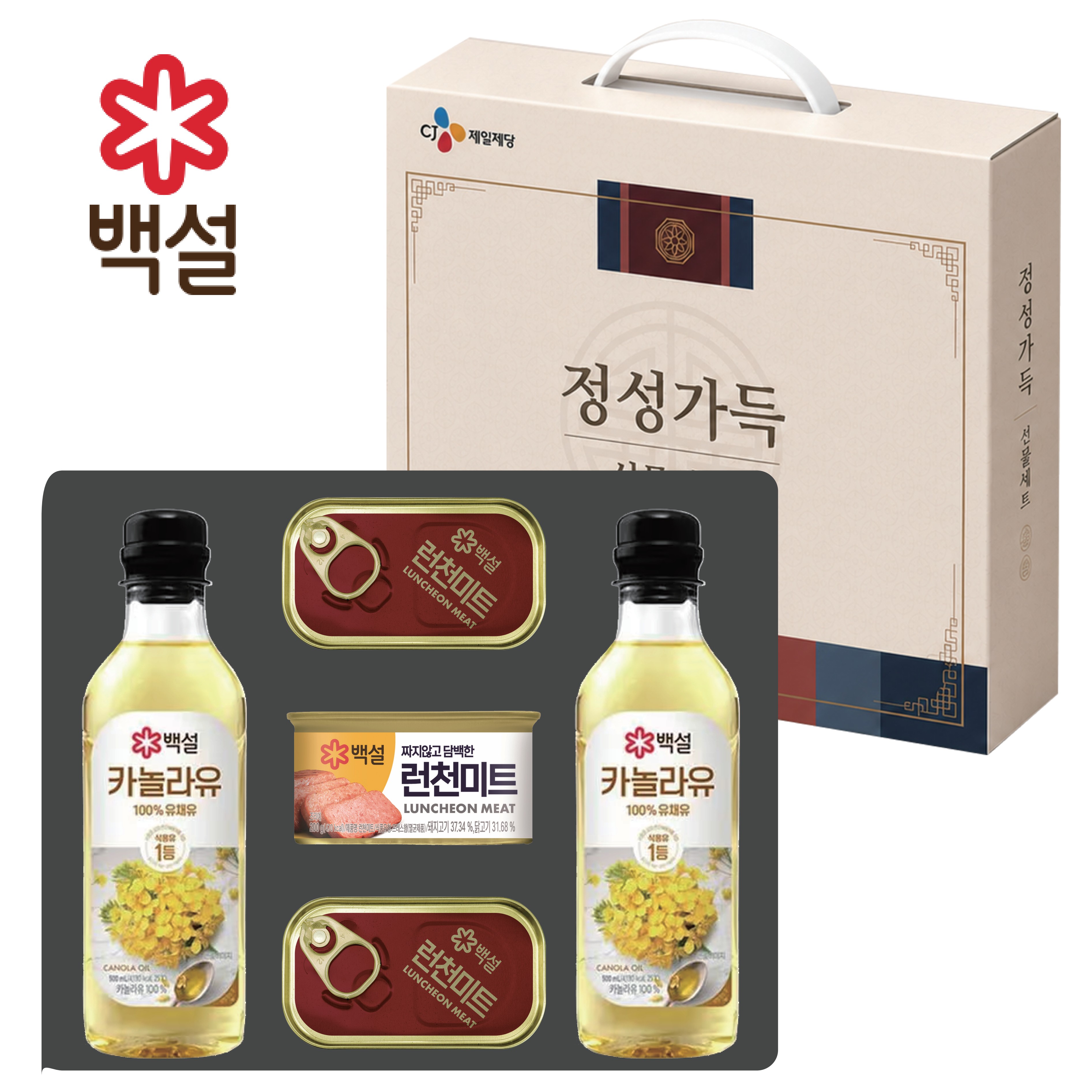 [CJ] 정성가득 오일복합 2호 (카2,런천120g2개,런천200g1개)