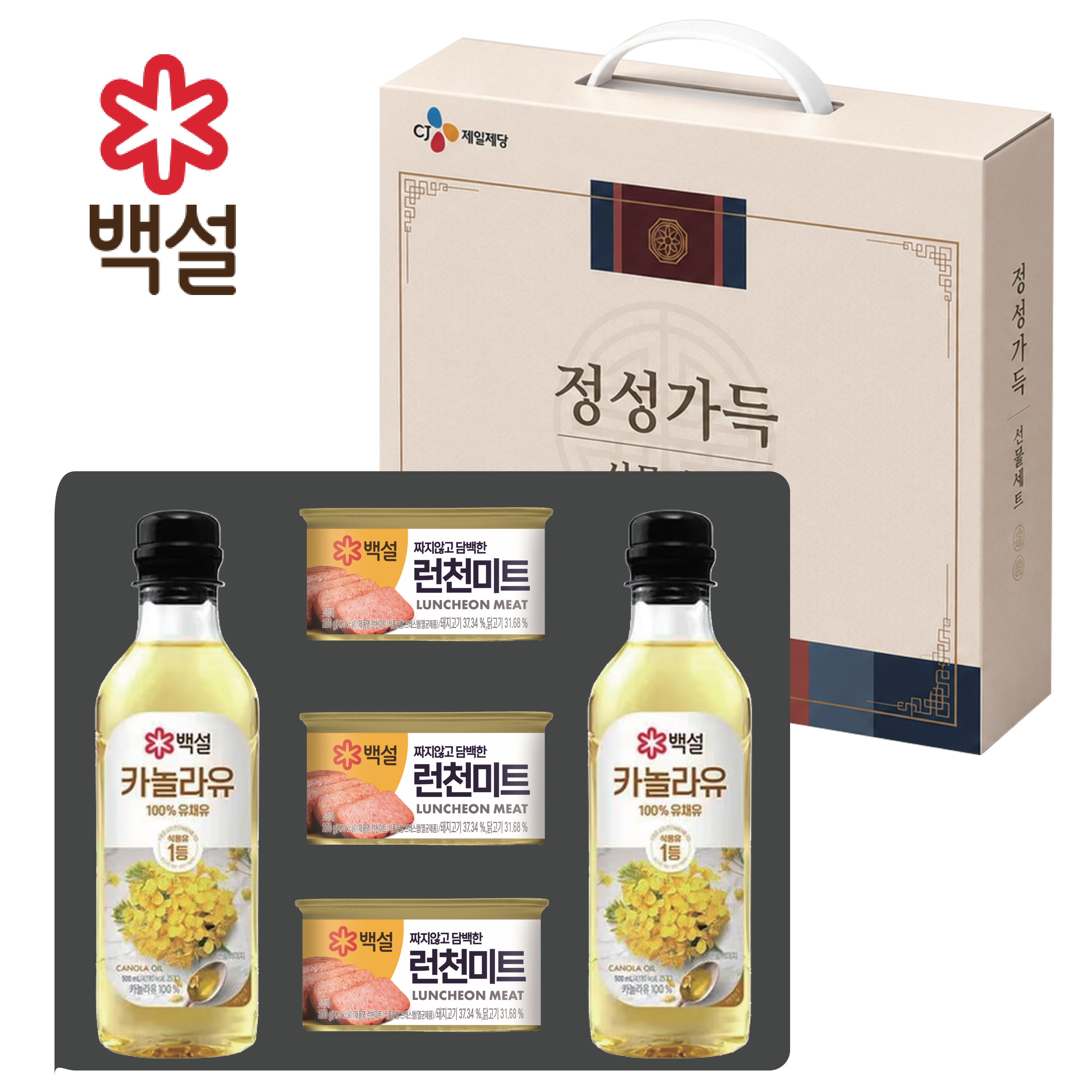 [CJ] 정성가득 오일복합 4호 (카2,런천200g3개)