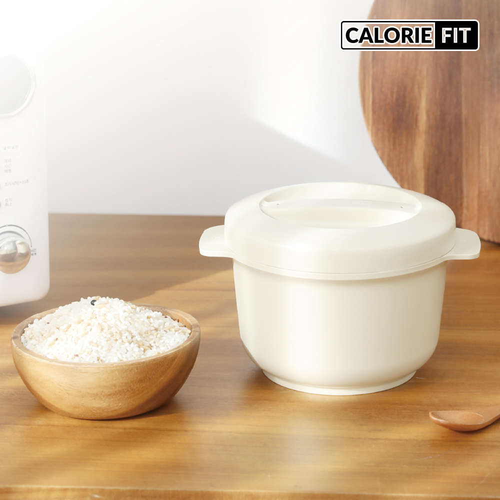[칼로리핏] 저당밥솥 (전자레인지용 멀티 쿠커) CAF-LS1000
