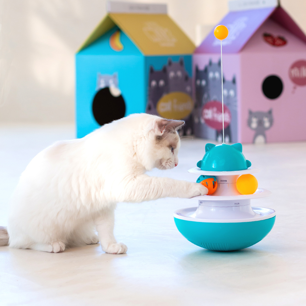 [레토] 고양이 장난감 오뚜기 트랙볼 (LPT-OB01) 이미지
