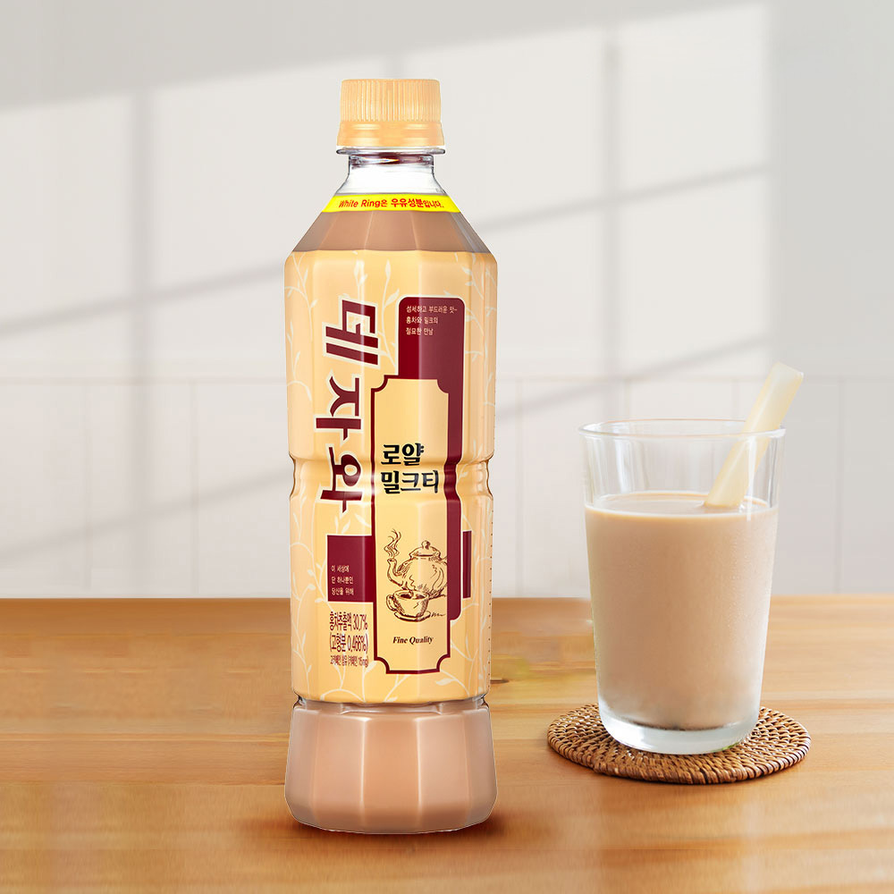 [동아오츠카] 데자와 로얄 밀크티 500ml 페트 24입 1박스