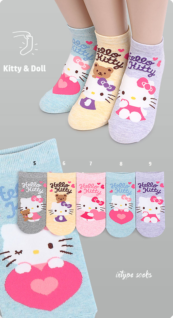 [FREE SHIPPING] Choice ! Hello Kitty SANRIO Socks Cutest Collections ...