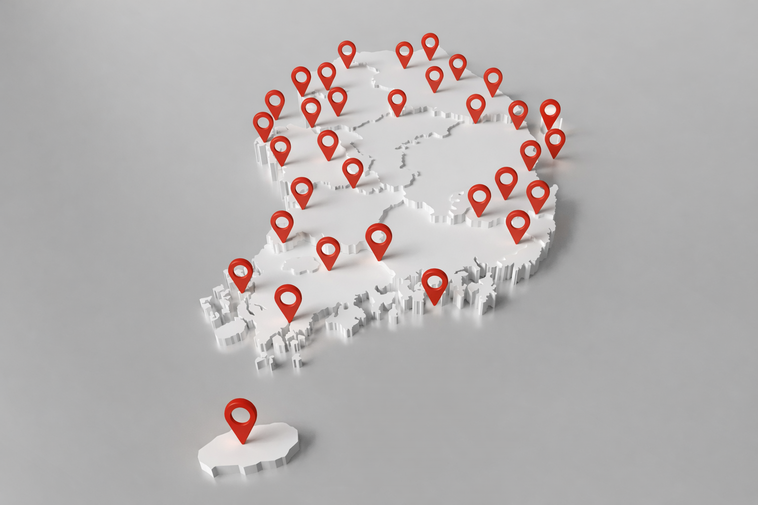 전국 제휴 장착점 지도