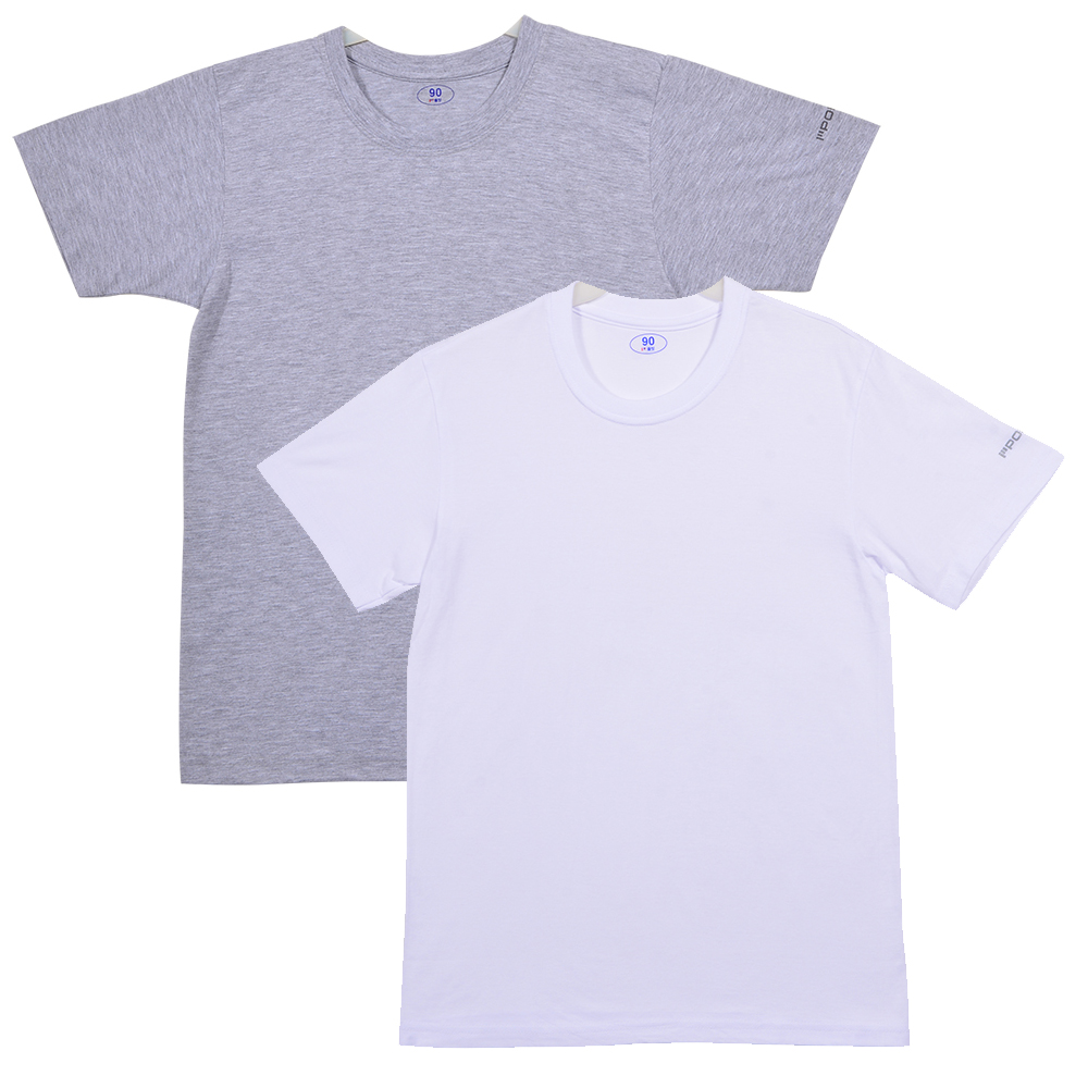 국산 남성 기본 면스판 반팔 라운드 티셔츠 주니어부터 85 90-110