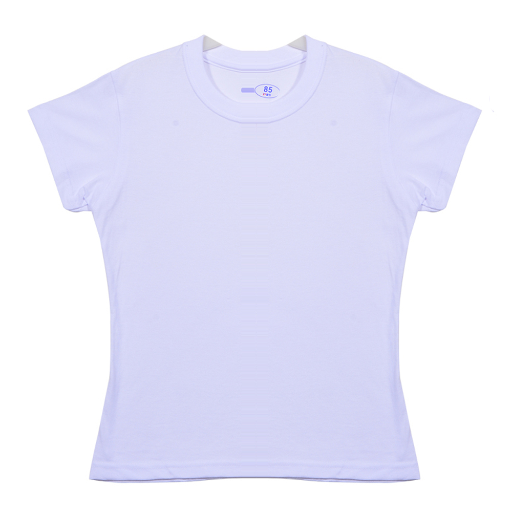 국산 100% 순면 여성 기본 슬림라인 반팔 라운드 티셔츠 85 90 95