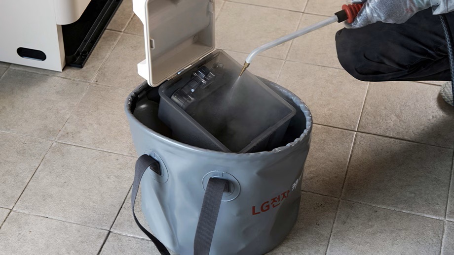 급배수통 스팀 클리닝 예시 이미지