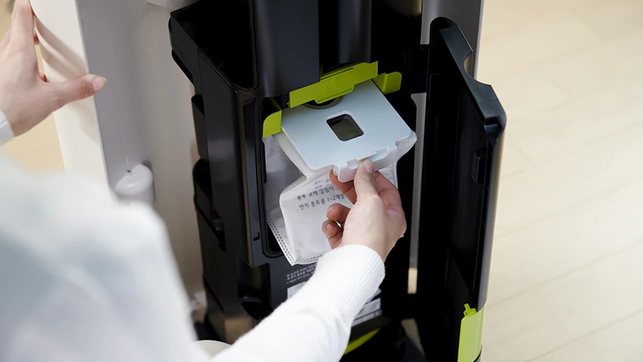 올인원타워 먼지봉투 및 배기필터 배송 예시 이미지