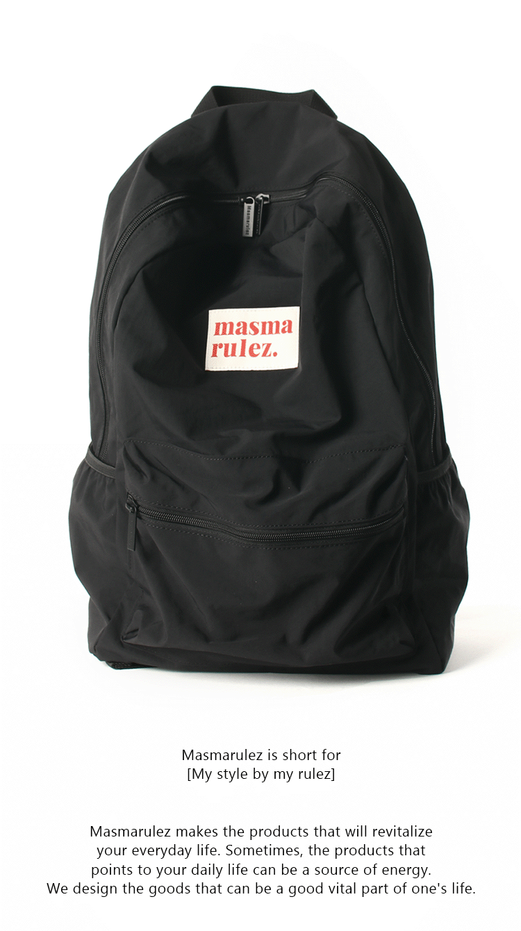 Daily bagpack _ Black 43,470원 - 마스마룰즈 패션잡화, 여성가방, 백팩, 패브릭 바보사랑 Daily bagpack _ Black 43,470원 - 마스마룰즈 패션잡화, 여성가방, 백팩, 패브릭 바보사랑