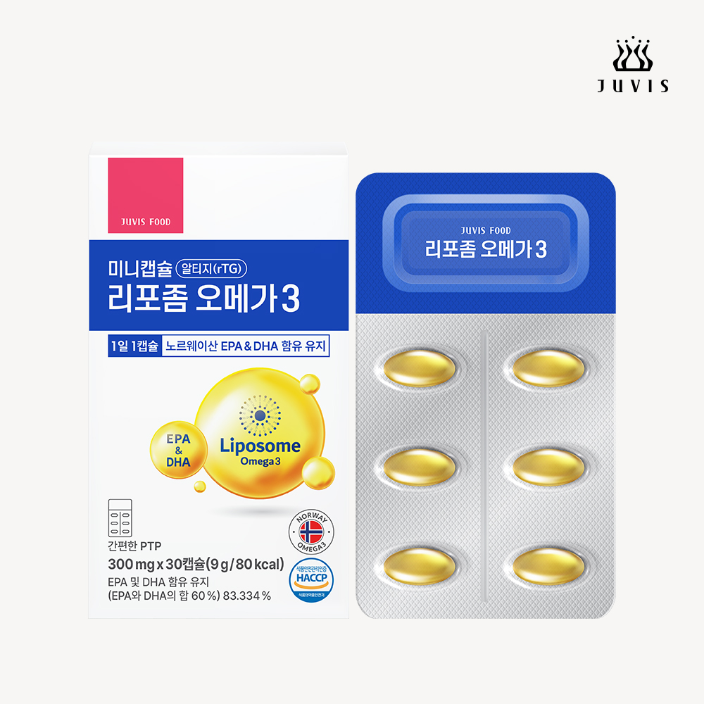 쥬비스 리포좀오메가3 300mg x 30캡슐