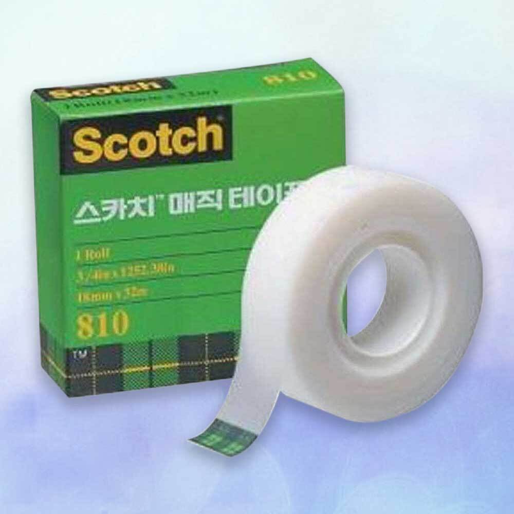 3M 스카치 매직 테이프 리필 12mm 반투명테이프