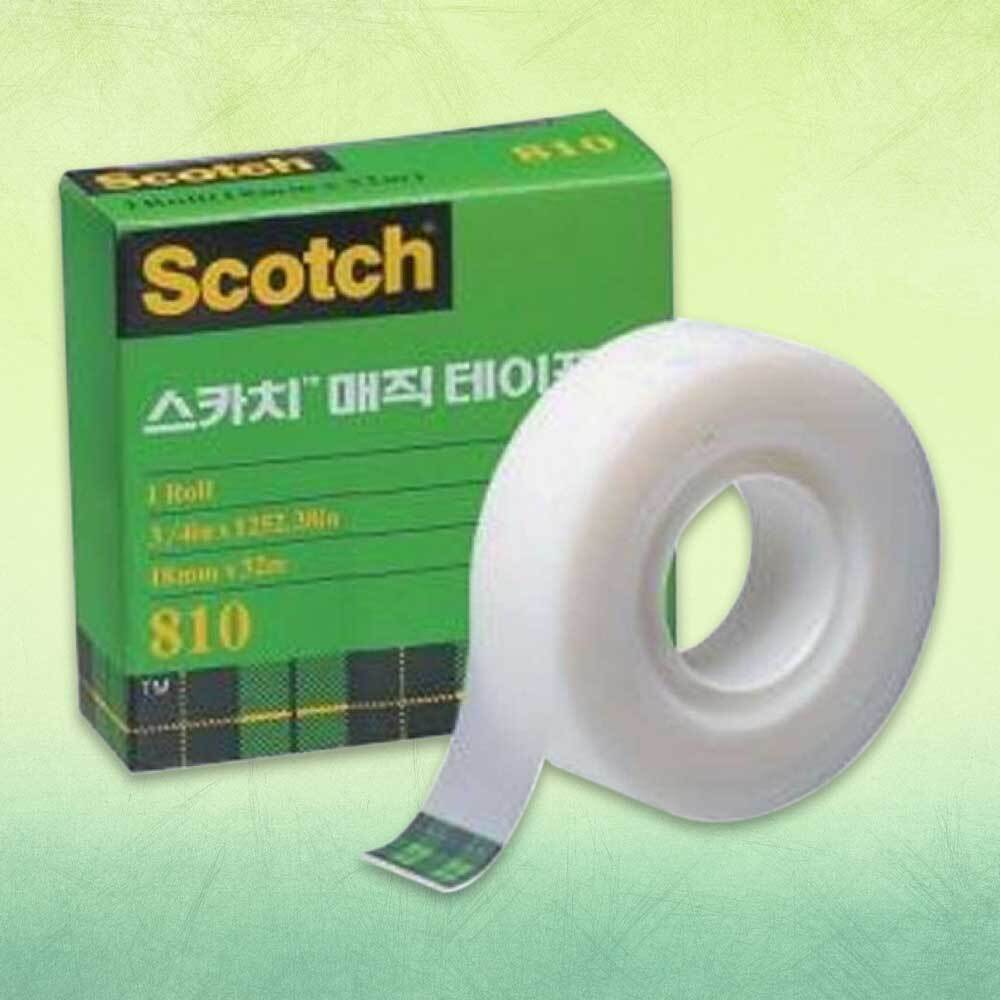 3M 스카치 매직 테이프 리필 18mm 반투명테이프