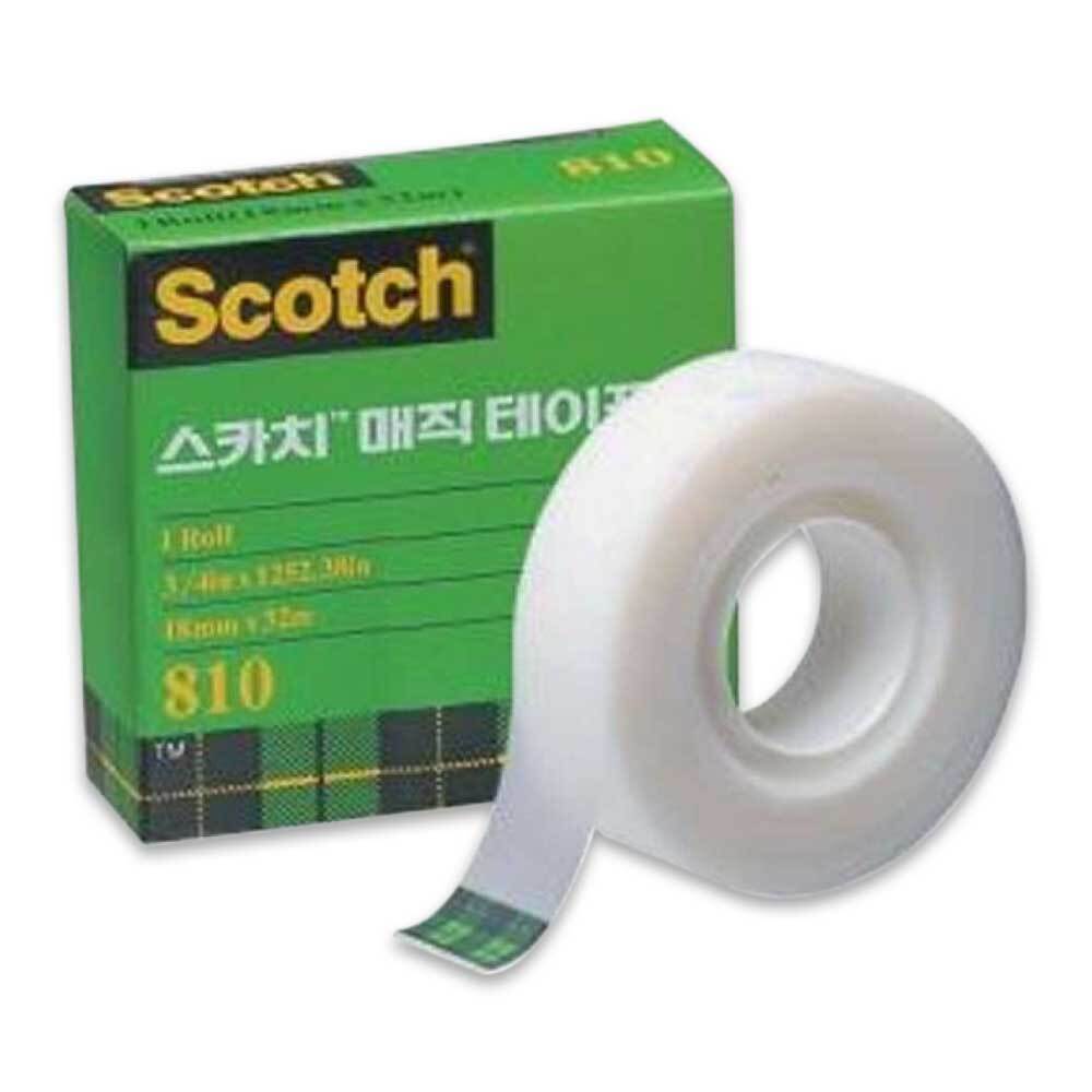 3M 스카치 매직 테이프 리필 18mm 반투명테이프