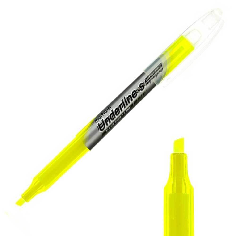 형광펜 3색 세트 노랑/핑크/연두 두께 4mm