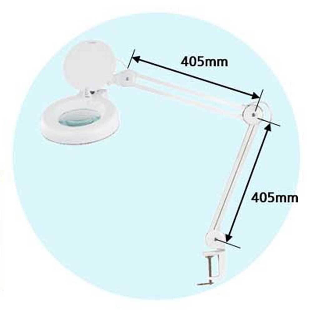 조명 확대경 5/8배율 클립형 고배율 확대경 확대기