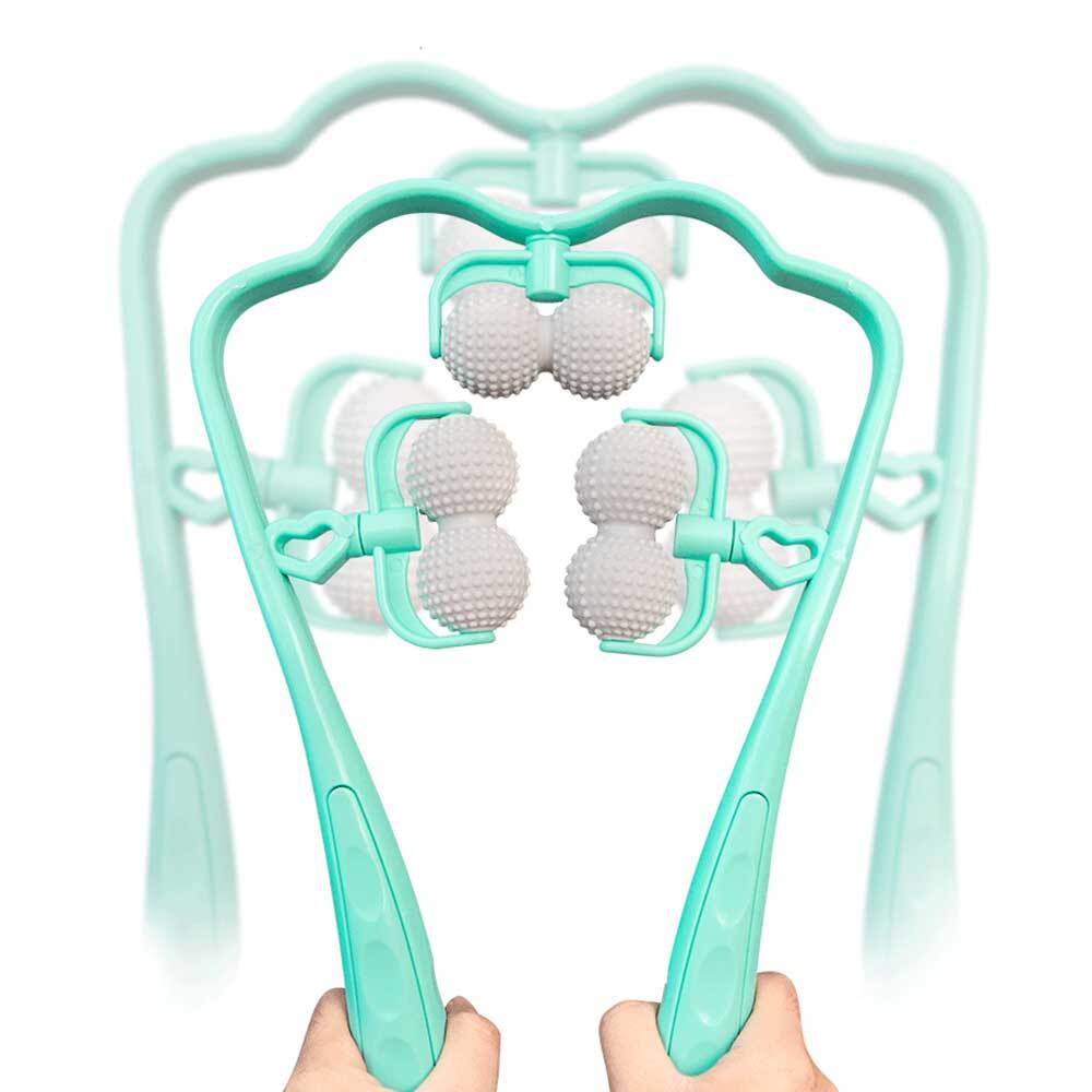 수동 목마사지기 골프공 롤링 마사지기 뒷목 마사지 목지압기