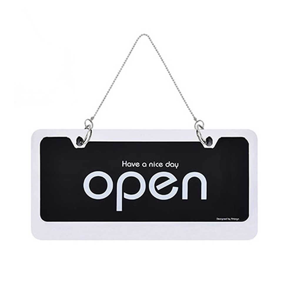 OPEN CLOSED 오픈 클로즈 문패 open close 팻말 안내판 영업중