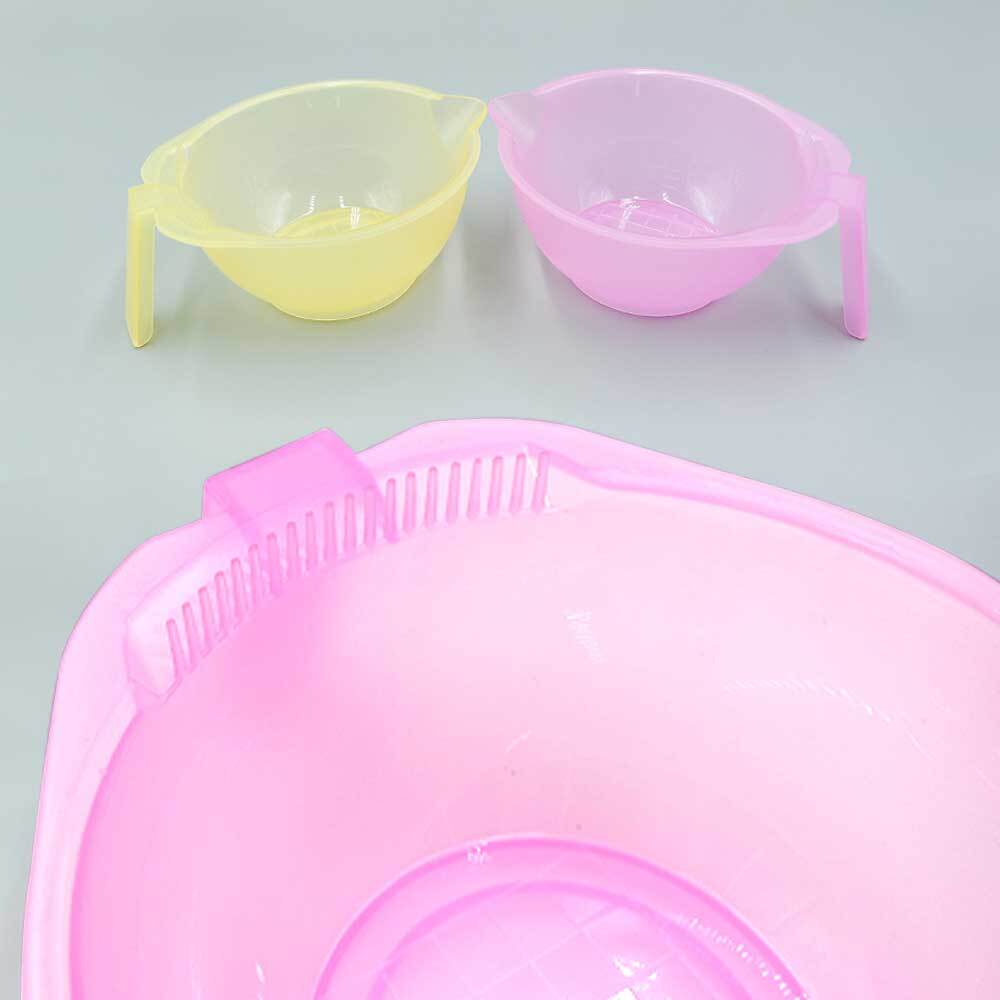 손잡이 염색볼 염색 용기 그릇 (색상랜덤)