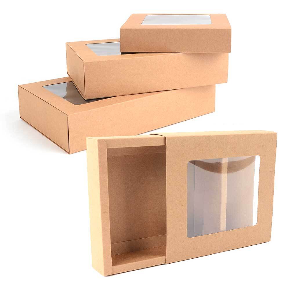 투명창 상자 대/중/소 투명창박스 크라프트 선물 박스