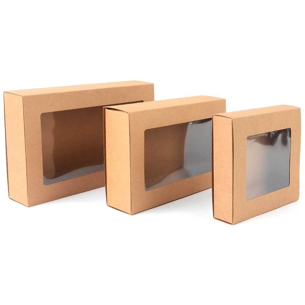 투명창 상자 대/중/소 투명창박스 크라프트 선물 박스